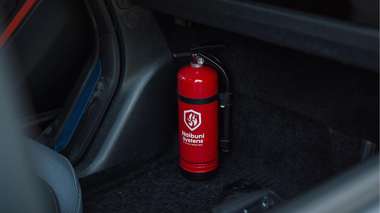 Car Fire Extinguisher — Vehicle Mounted